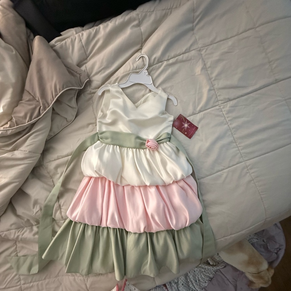Pink and White Halter Sundress for Wedding Guests